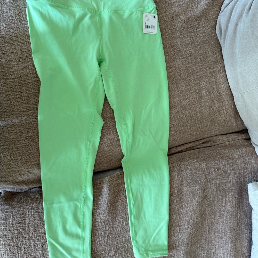 Free People Green Leggings
